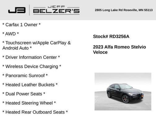 2023 Alfa Romeo Stelvio Veloce