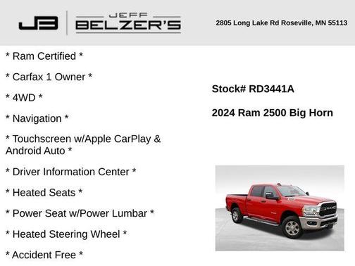 2024 RAM 2500 Big Horn