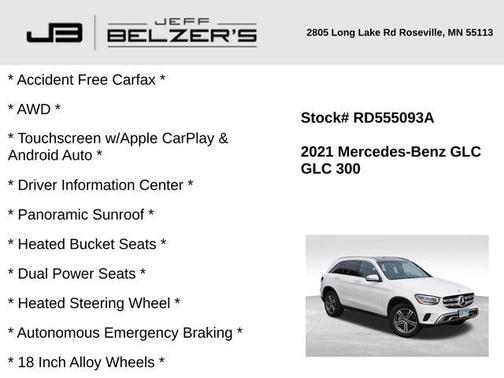 2021 Mercedes-Benz GLC 300 Base 4MATIC