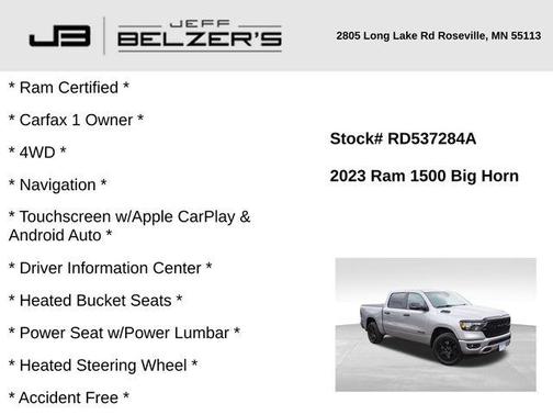 2023 RAM 1500 Big Horn