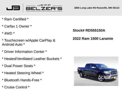 2022 RAM 1500 Laramie