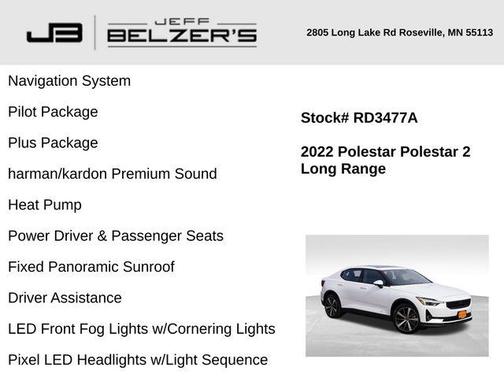 2022 Polestar 2 Long Range Dual Motor