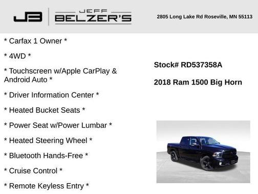 2018 RAM 1500 Big Horn