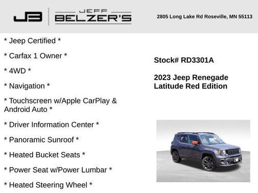 2023 Jeep Renegade Latitude