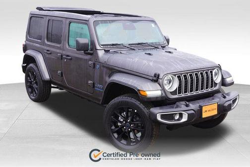 Granite Crystal Clearcoat Metallic 2025 Jeep Wrangler 4xe Sahara