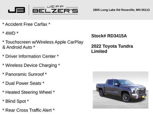 2022 Toyota Tundra Limited