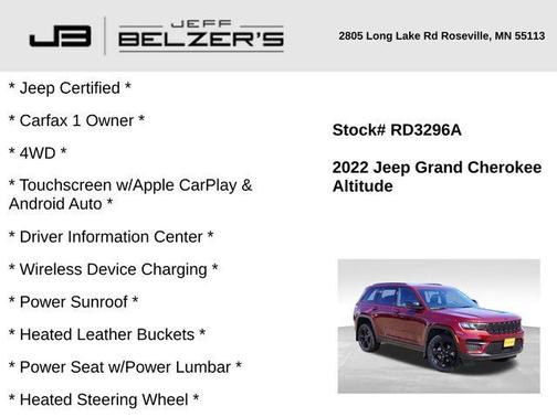 2022 Jeep Grand Cherokee Altitude