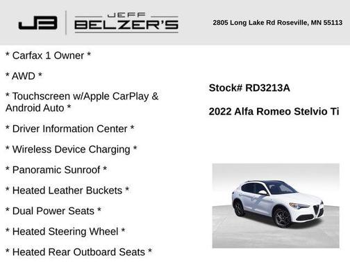 2022 Alfa Romeo Stelvio Ti