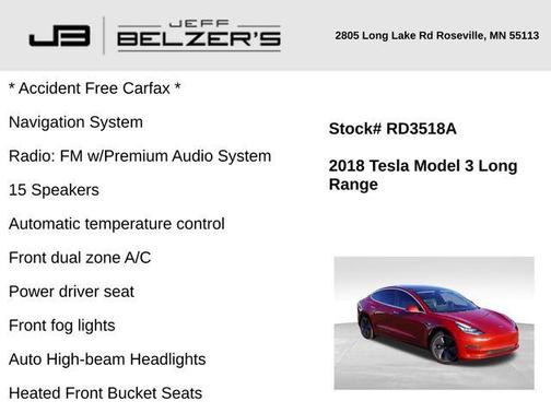 2018 Tesla Model 3 Long Range