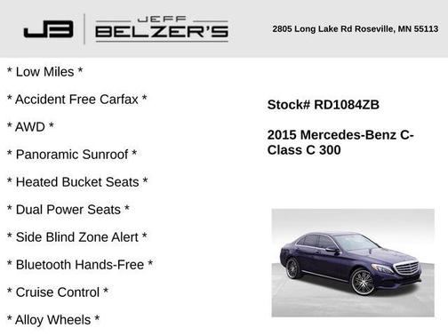 2015 Mercedes-Benz C-Class C 300