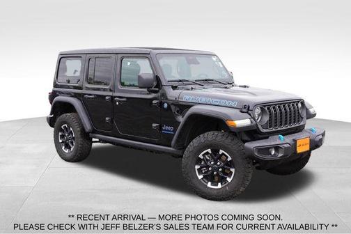 Black Clearcoat 2025 Jeep Wrangler 4xe Rubicon