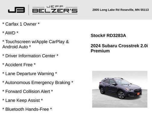 2024 Subaru Crosstrek Premium