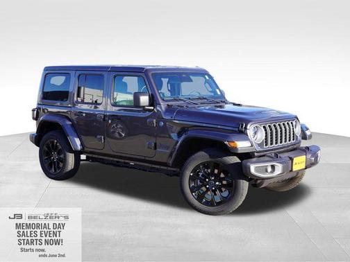 Granite Crystal Clearcoat Metallic 2025 Jeep Wrangler 4xe Sahara