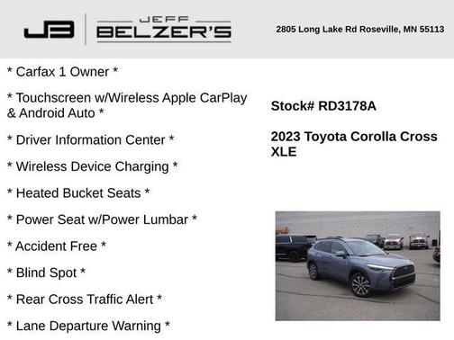 2023 Toyota Corolla Cross XLE