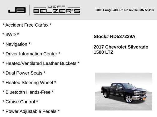 2017 Chevrolet Silverado 1500 LTZ