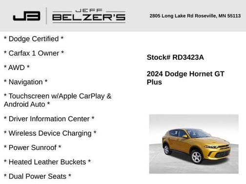 2024 Dodge Hornet GT Plus