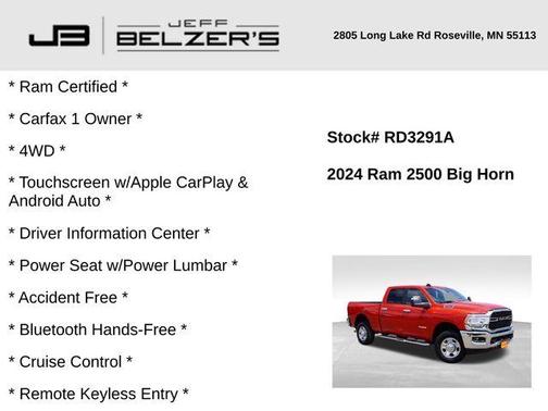 2024 RAM 2500 Big Horn