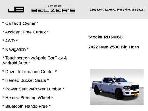 2022 RAM 2500 Big Horn