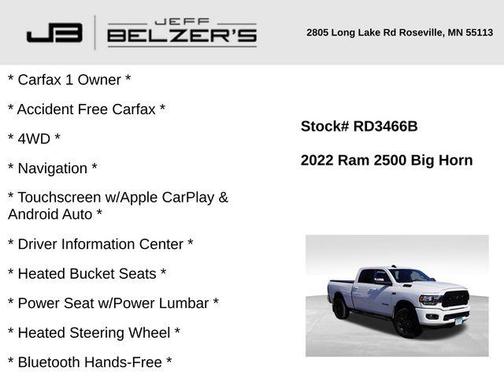 2022 RAM 2500 Big Horn