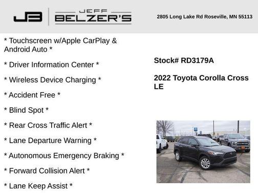 2022 Toyota Corolla Cross LE