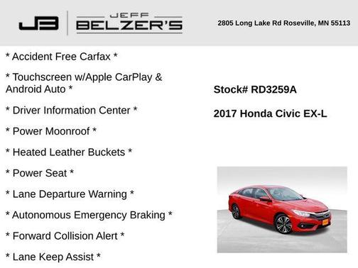 2017 Honda Civic EX-L