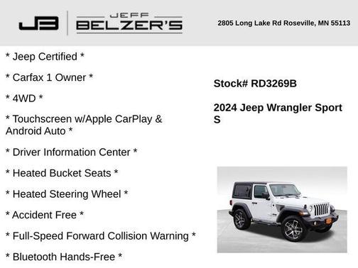2024 Jeep Wrangler Sport