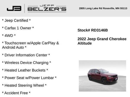 2022 Jeep Grand Cherokee Altitude