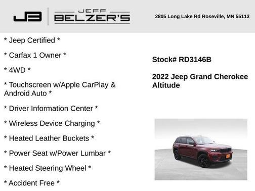 2022 Jeep Grand Cherokee Altitude