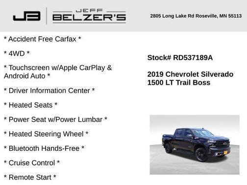 2019 Chevrolet Silverado 1500 LT Trail Boss