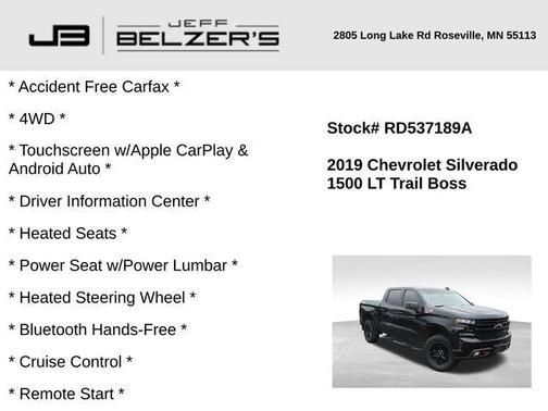 2019 Chevrolet Silverado 1500 LT Trail Boss