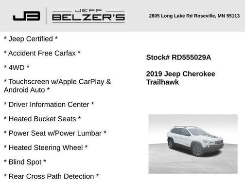 2019 Jeep Cherokee Trailhawk