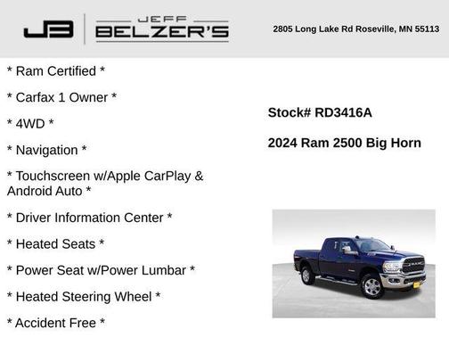 2024 RAM 2500 Big Horn