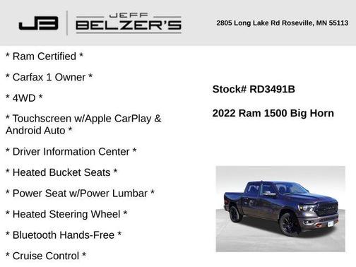 2022 RAM 1500 Big Horn