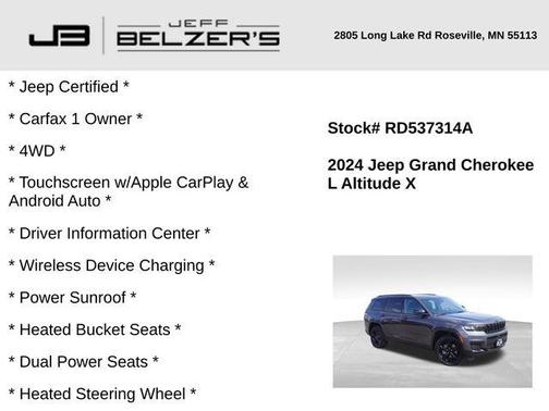 2024 Jeep Grand Cherokee L Laredo