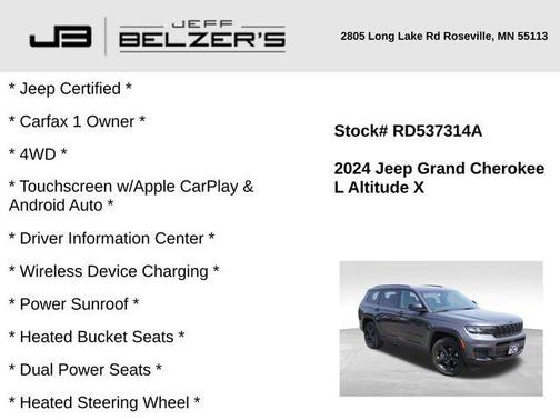 2024 Jeep Grand Cherokee L Laredo