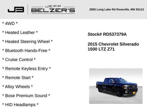 2015 Chevrolet Silverado 1500 LTZ