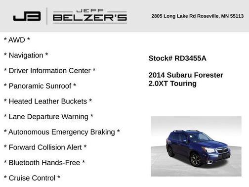2014 Subaru Forester 2.0XT Touring