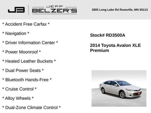 2014 Toyota Avalon XLE Premium