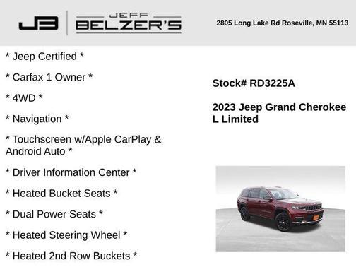 2023 Jeep Grand Cherokee L Limited