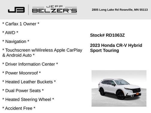 2023 Honda CR-V Hybrid Sport Touring