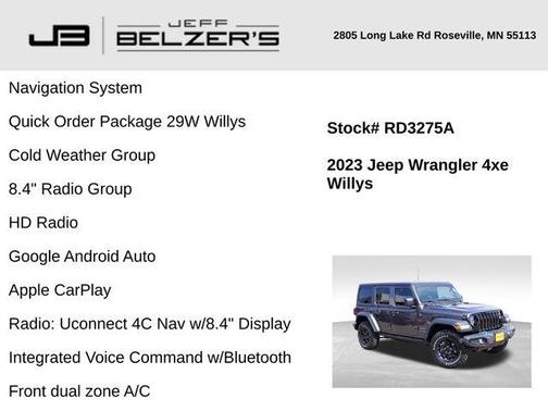 2023 Jeep Wrangler 4xe Base