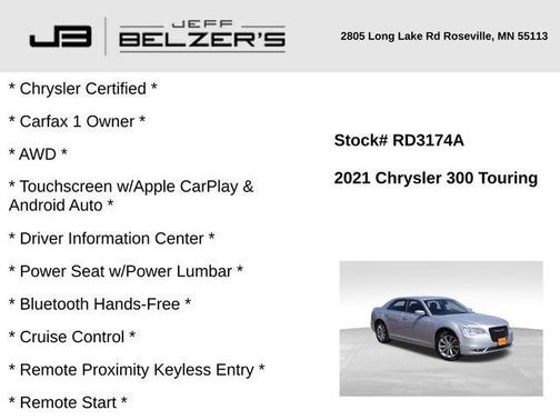 2021 Chrysler 300 Touring