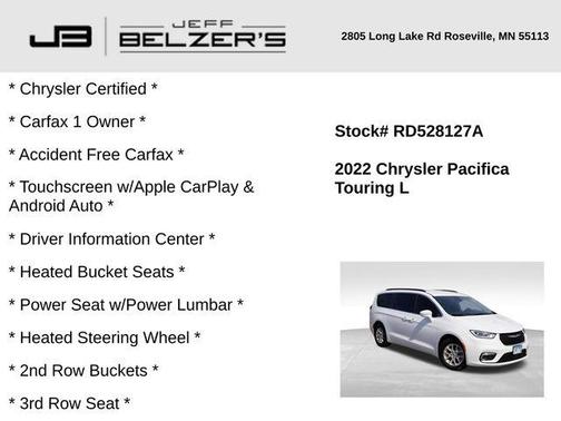 2022 Chrysler Pacifica Touring-L