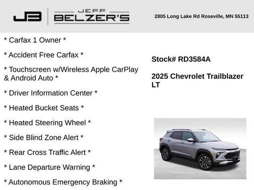 2025 Chevrolet Trailblazer LT