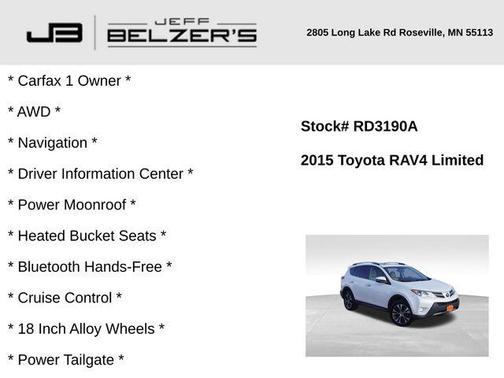 2015 Toyota RAV4 Limited