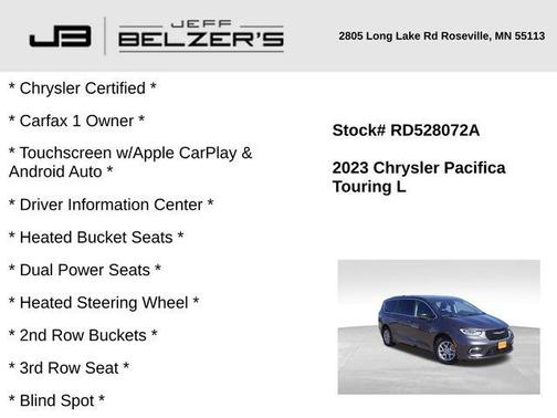 2023 Chrysler Pacifica Touring-L