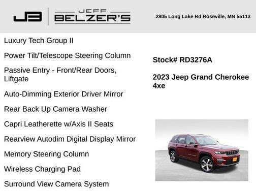 2023 Jeep Grand Cherokee 4xe Base