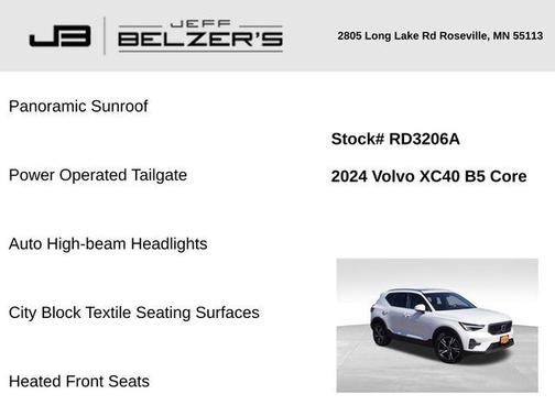 2024 Volvo XC40 B5 Core