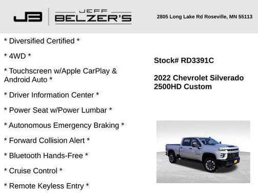 2022 Chevrolet Silverado 2500 Custom