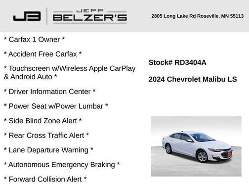2024 Chevrolet Malibu 1LS